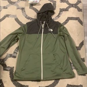 Women’s North Face Zip Up Hooded Jacket. Size XL.